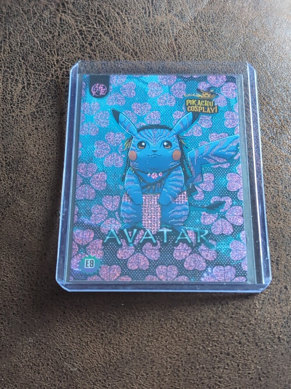 🍁Pikachu Cosplay - Avatar - Pink Textured Holo - E9